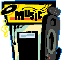 Muziek nummers beluisteren afbeelding